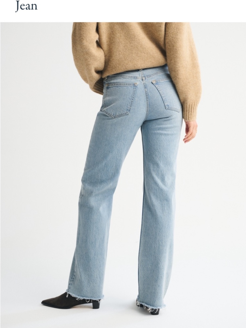 Abercrombie & Fitch Light Wash Straight Leg Jeans